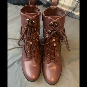 ✔️✔️SOLD XOXO Combat Boot